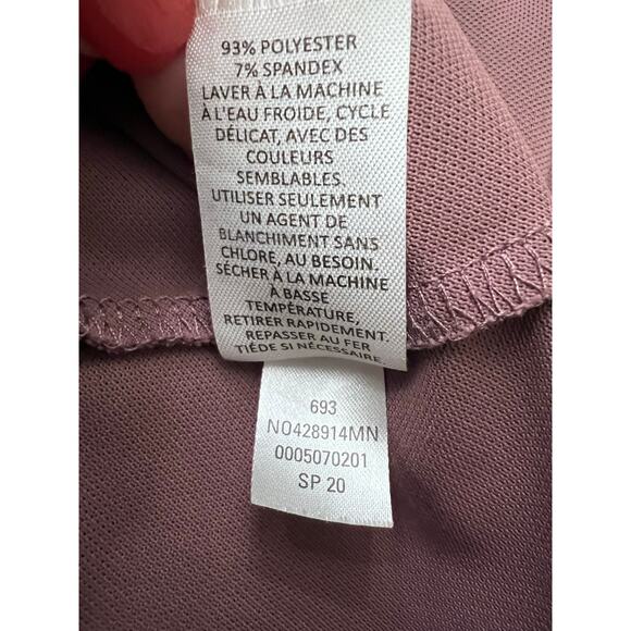 Nordstrom Polo Shirt Men’s Large Wine Purple Short Sleeve Collared Golf Fall - Picture 5 of 5